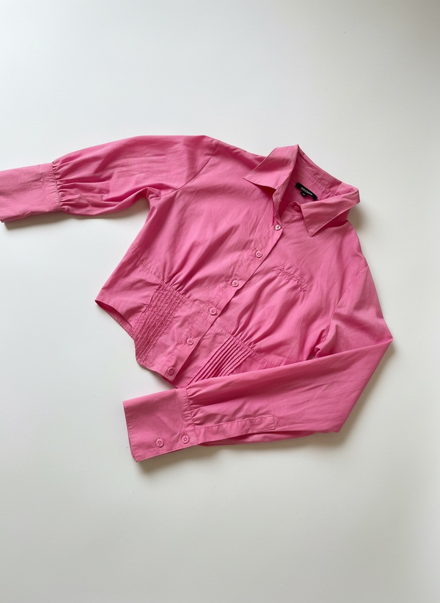 Chemise rose 