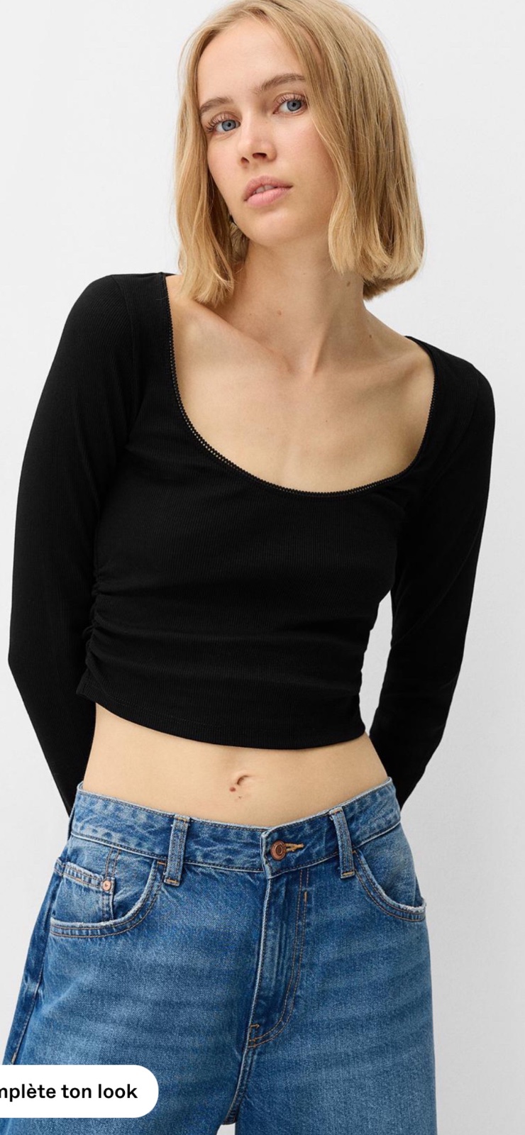 Pull cropped bershka