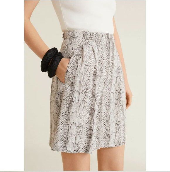MNG snake print shorts taille 40 