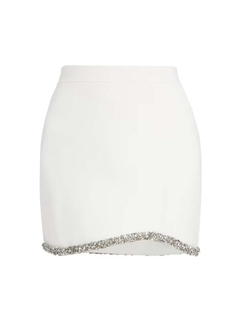 Jupe courte blanche