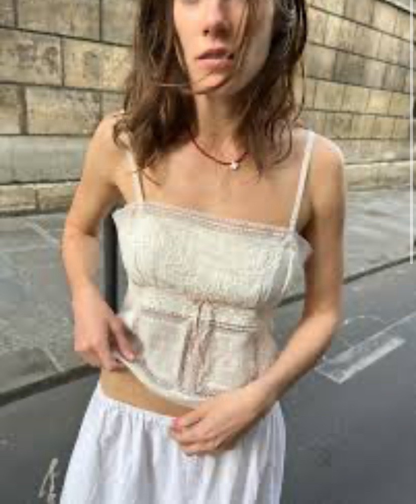 Zara lace tank top