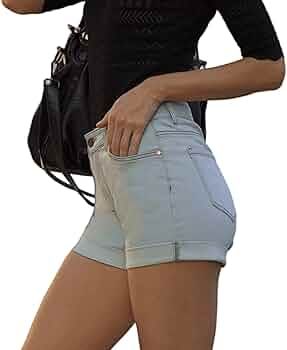 Short jeans taille haute H&M
