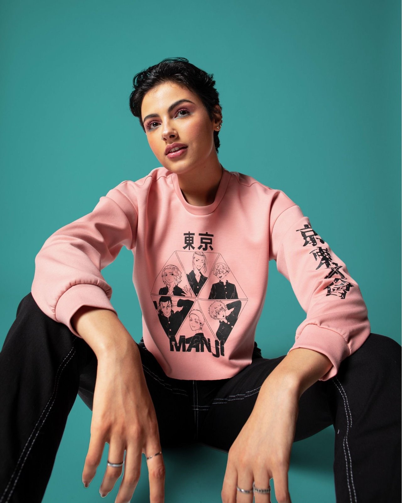 Cropped sweatshirt Tokyo Revengers