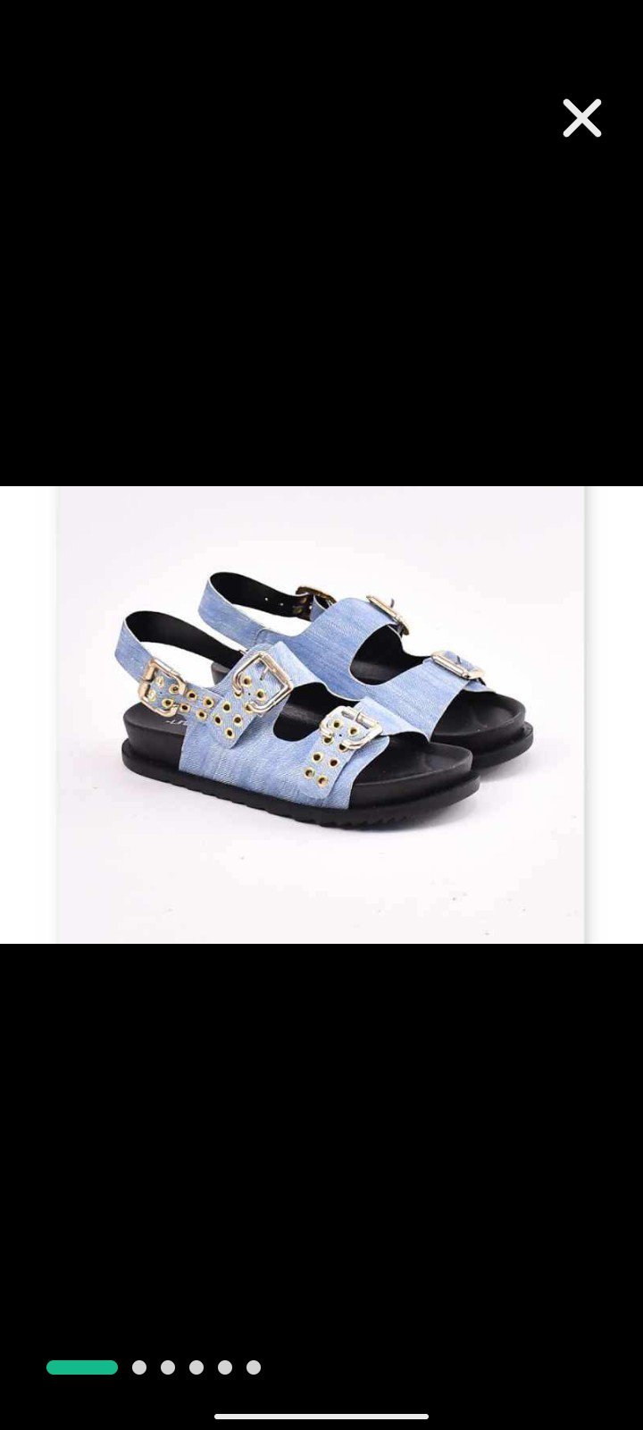Sandales jean