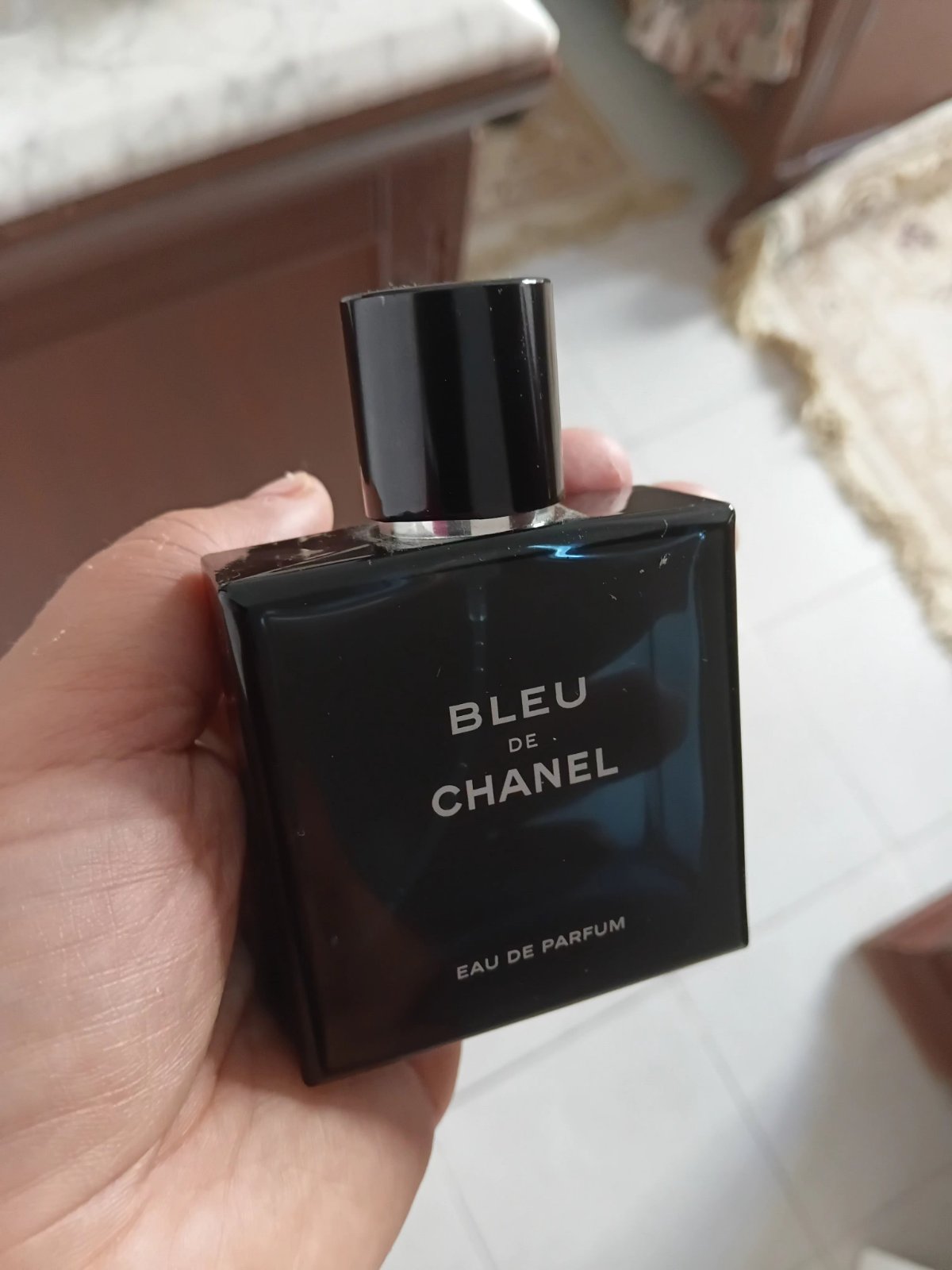 Flacon vide bleu de chanel eau de aprfum homme 50ml original 