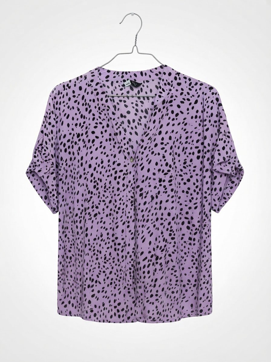 Chemise taille 44 lc waikiki couleur violet motof leopard tres bon etat