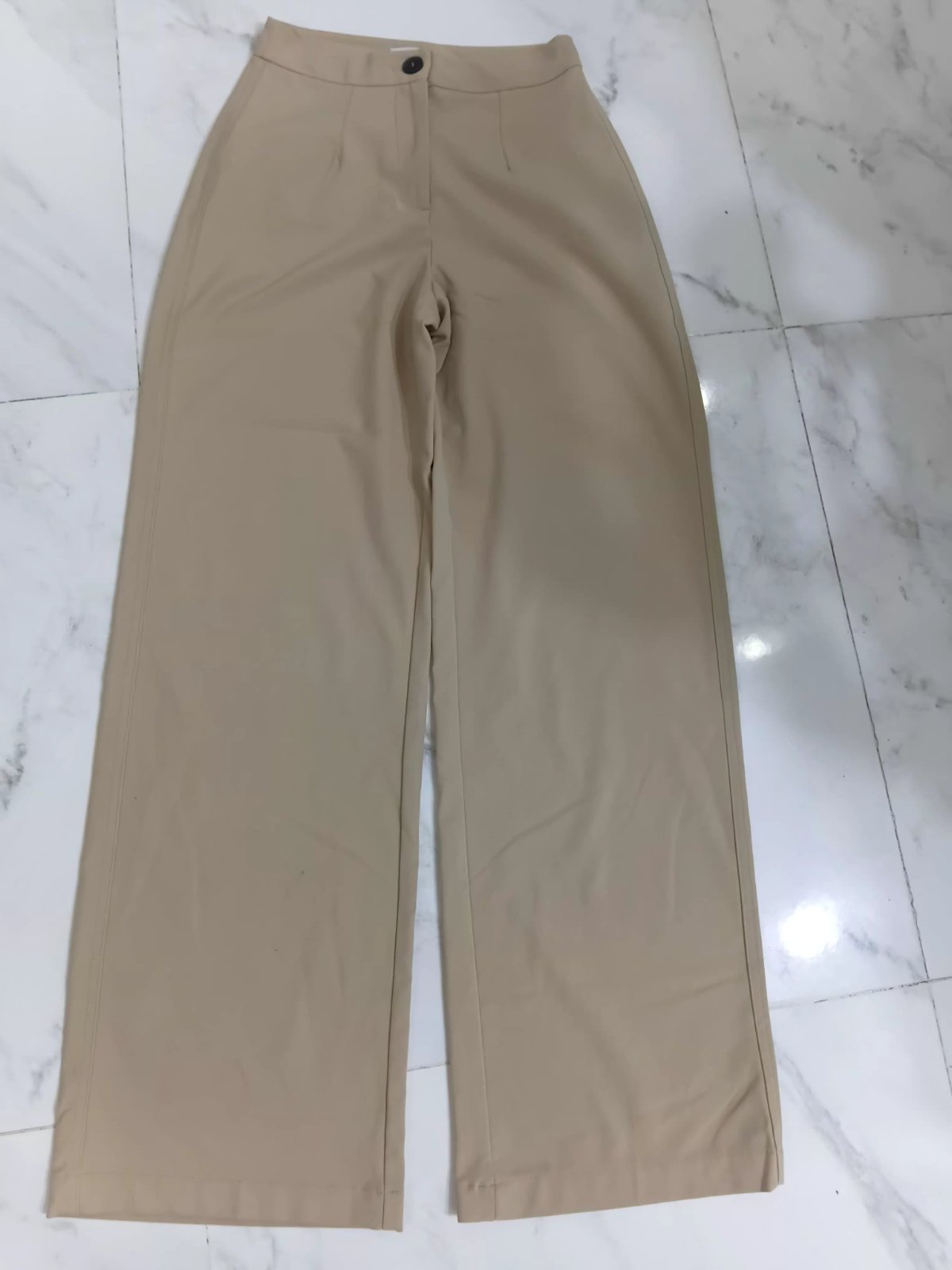 Pantalon large bershka beige taille 36