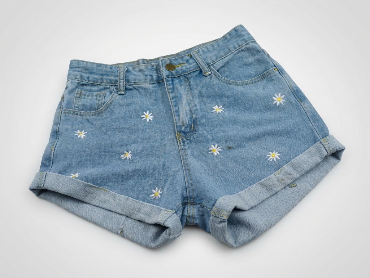 Short shein taille s bleu jeans 