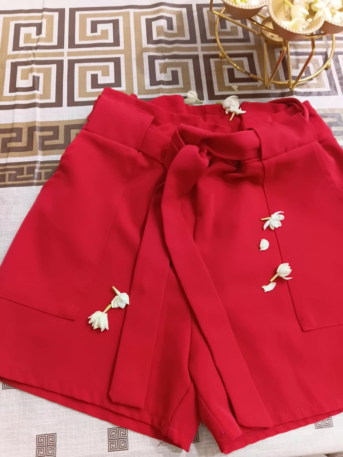 Short rouge taille 36 38 made in italy