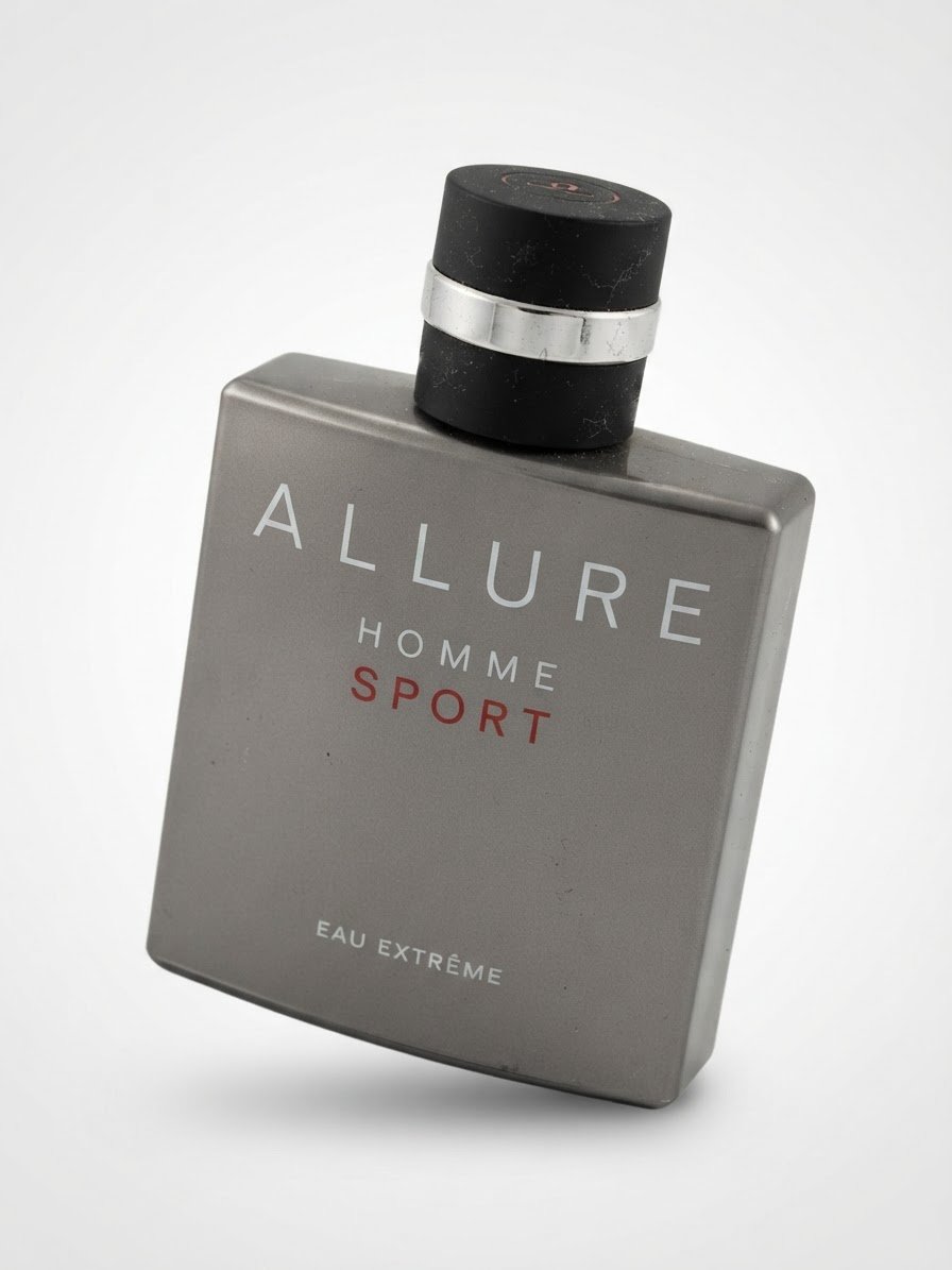 Flacon de parfum vide chanel allure sport pour homme .l