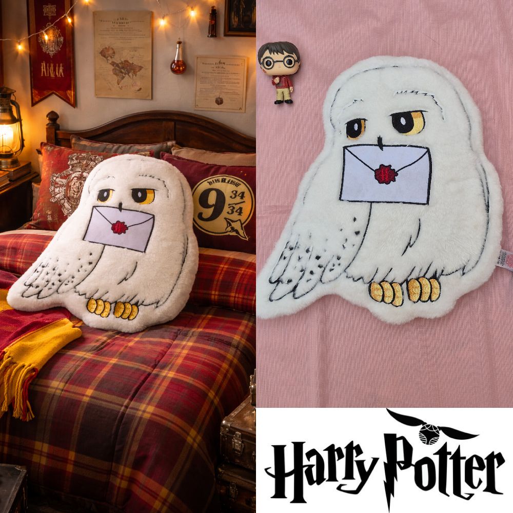 Promo 10%🎉 Coussin Hedwig de Harry potter 💌⚡️♥️