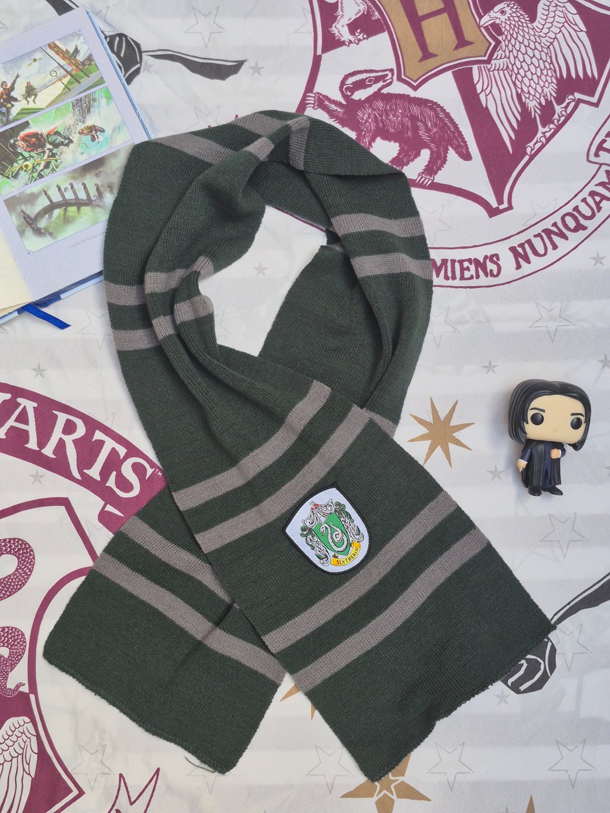 Slytherin scarf from Harry Potter 💚🐍
