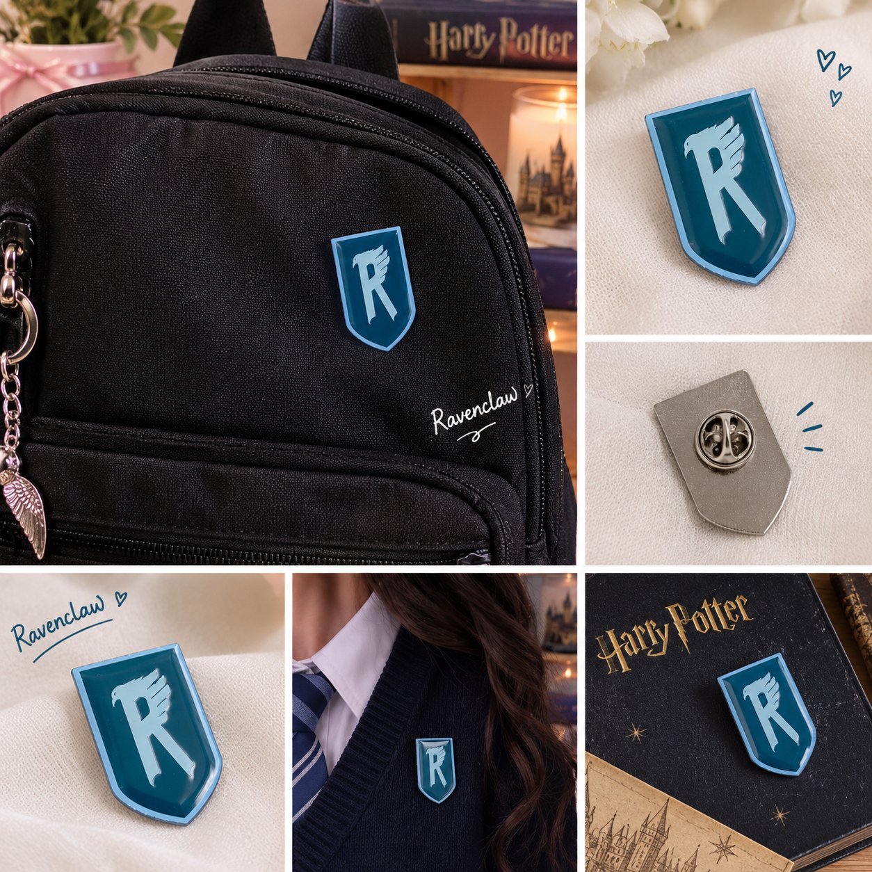 Broche ✨️original ✨️Harry potter revenclaw 🪄💙