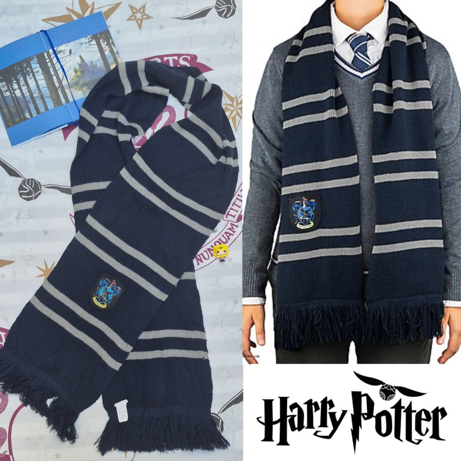 Écharpe Harry Potter revenclaw 💙🦅