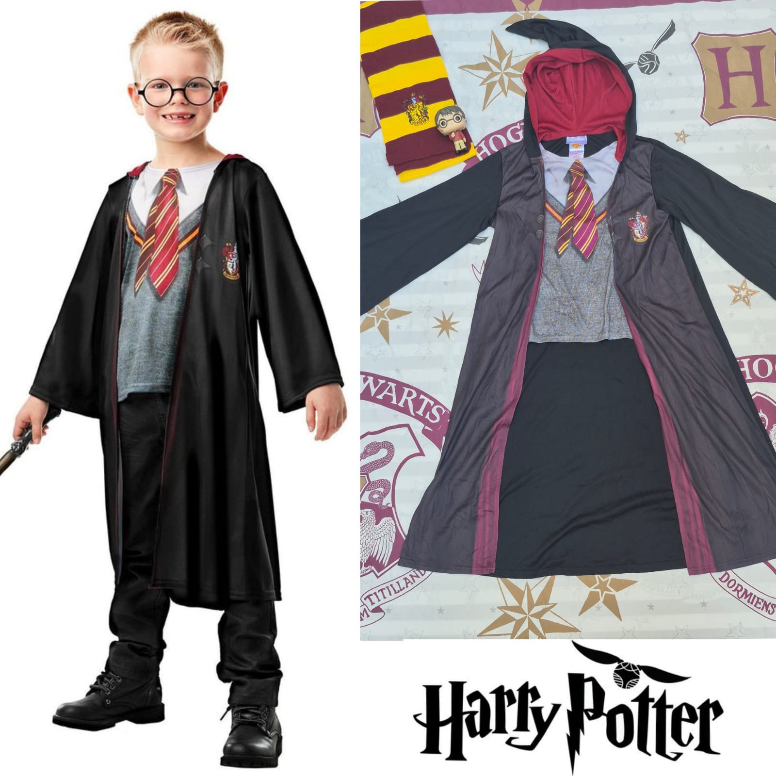 Robe harry potter pour enfant 🦁❤️⚡️