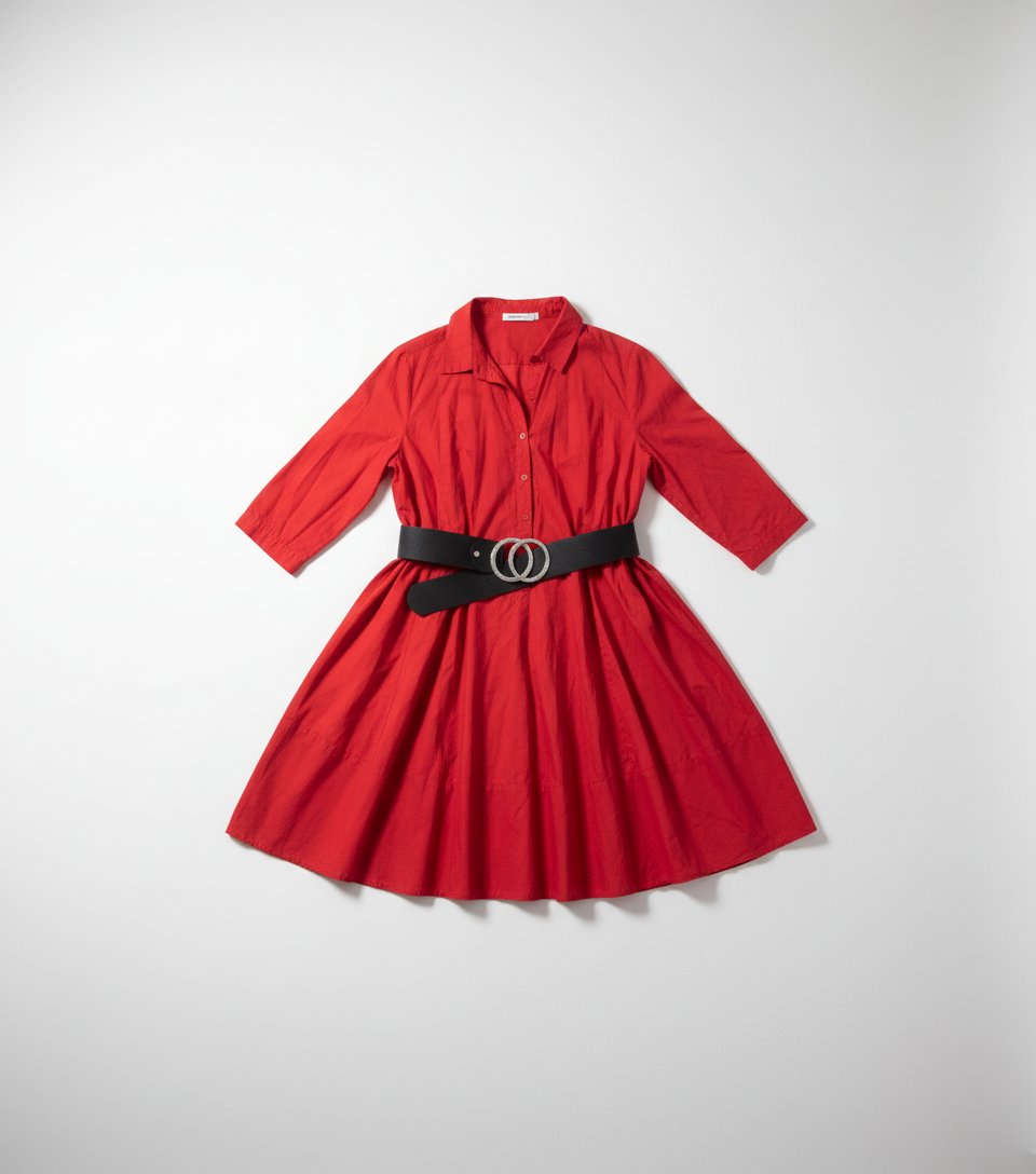 Robe rouge a vendre sans ceinture