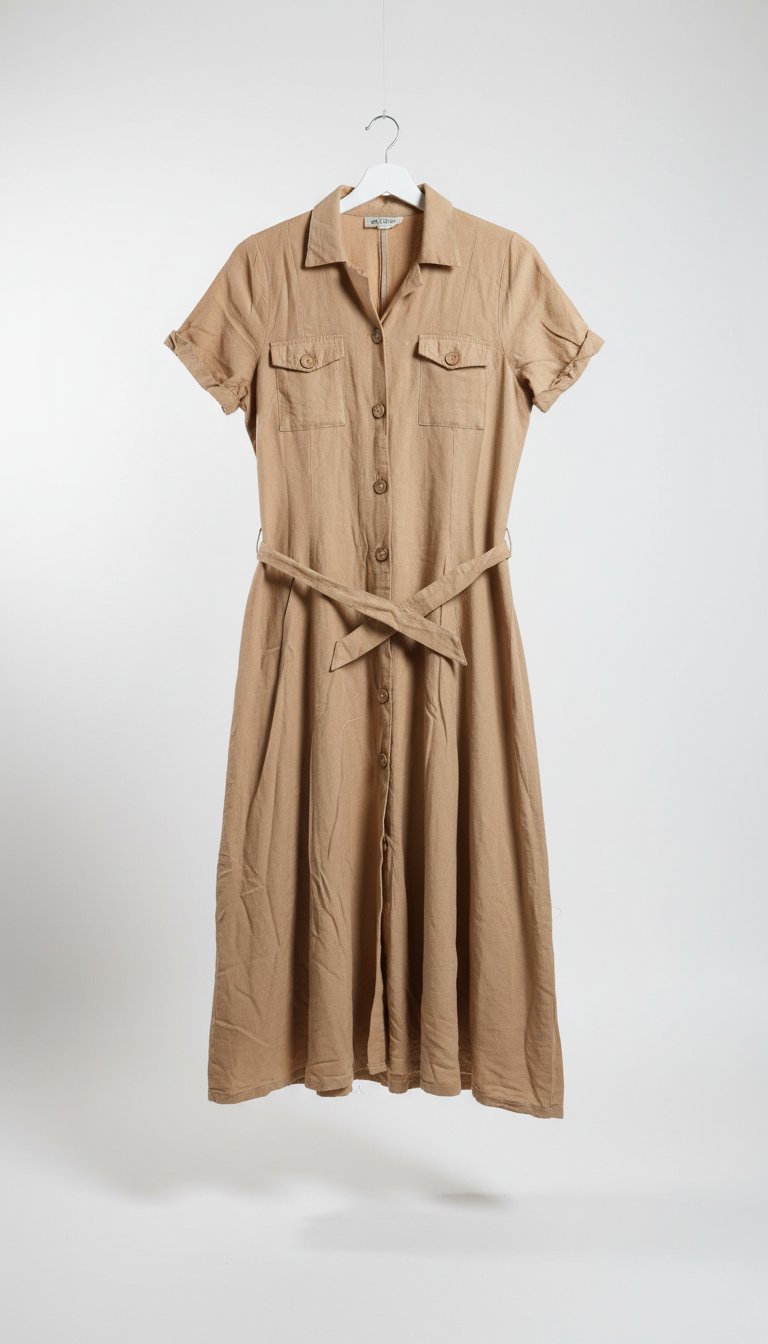 Robe beige 