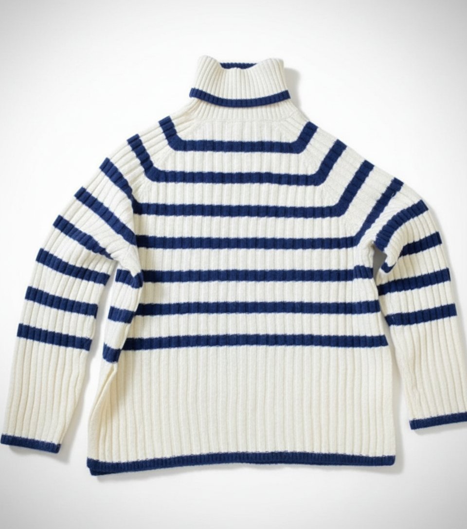 Pull en laine rayé 