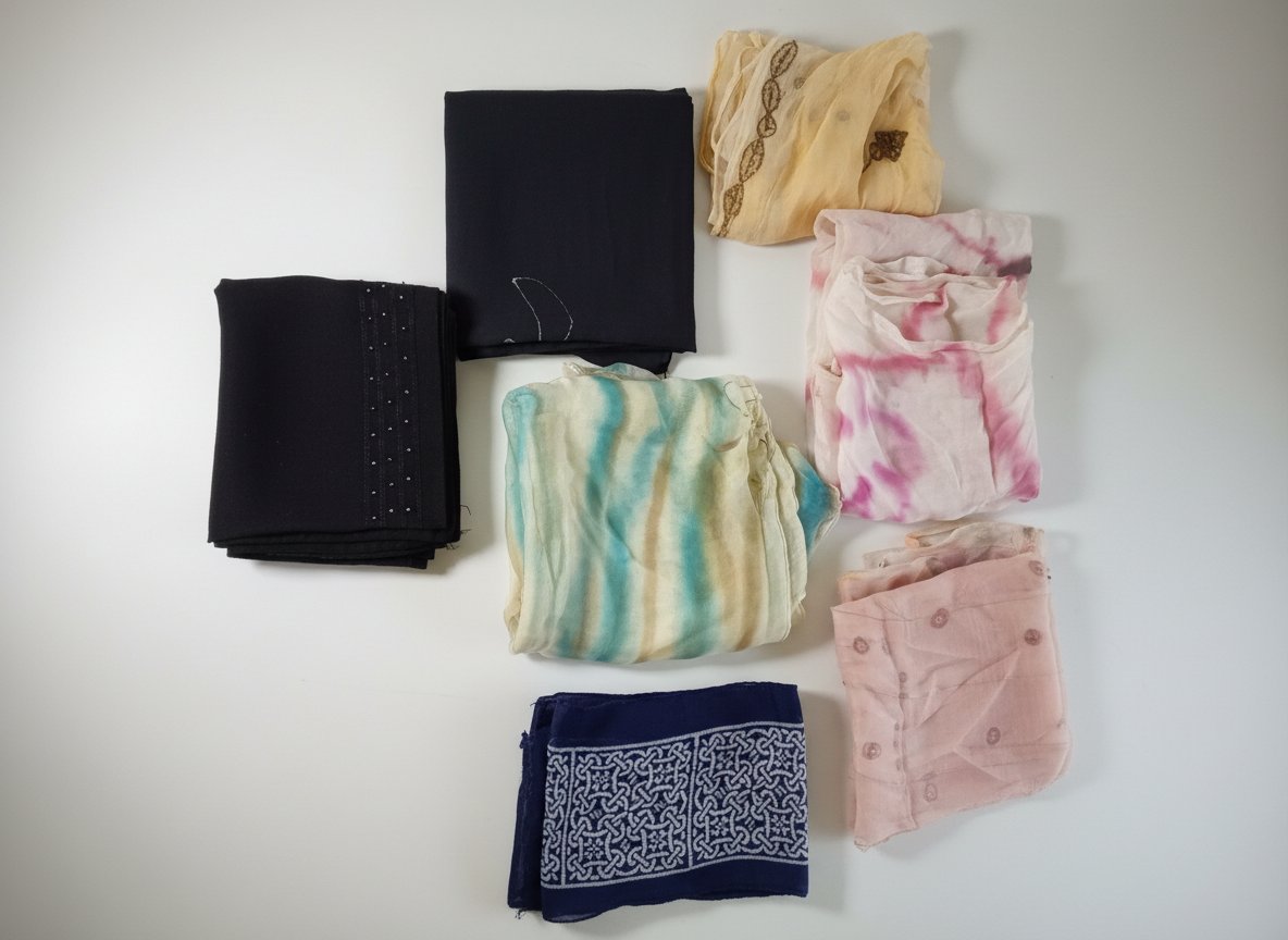 Lot 6 foulards pour voilées