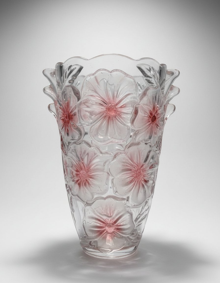 Vase Made in Germany en verre trop rigide 
