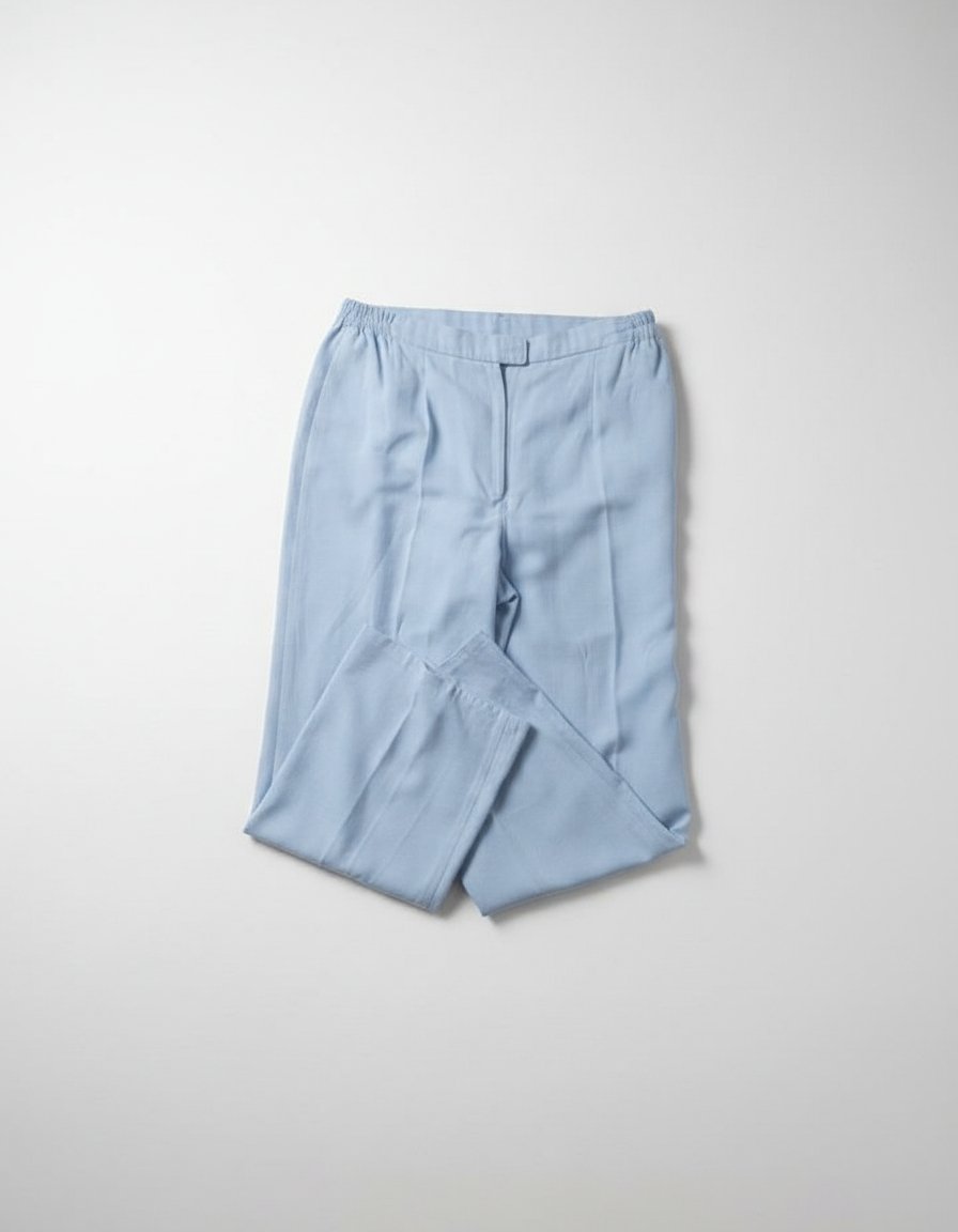 Pantalon bleu ciel large 