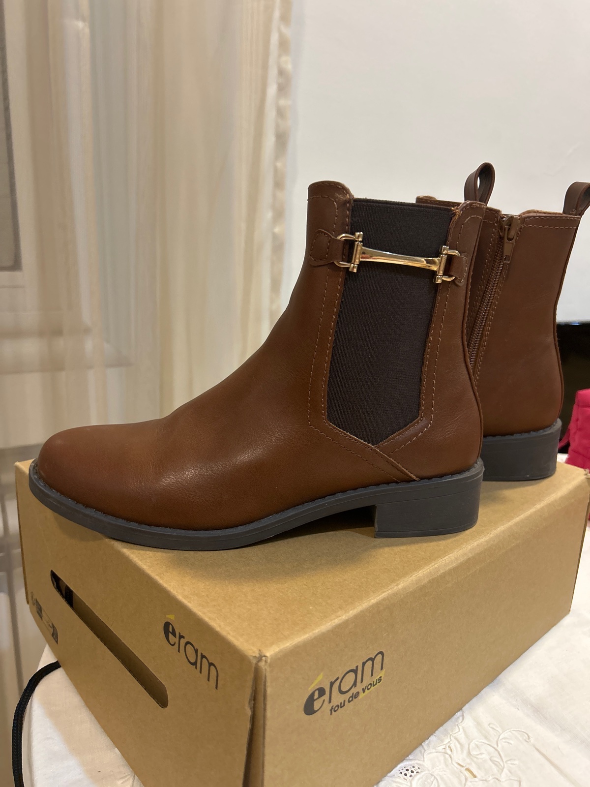 Bottines marron Eram 