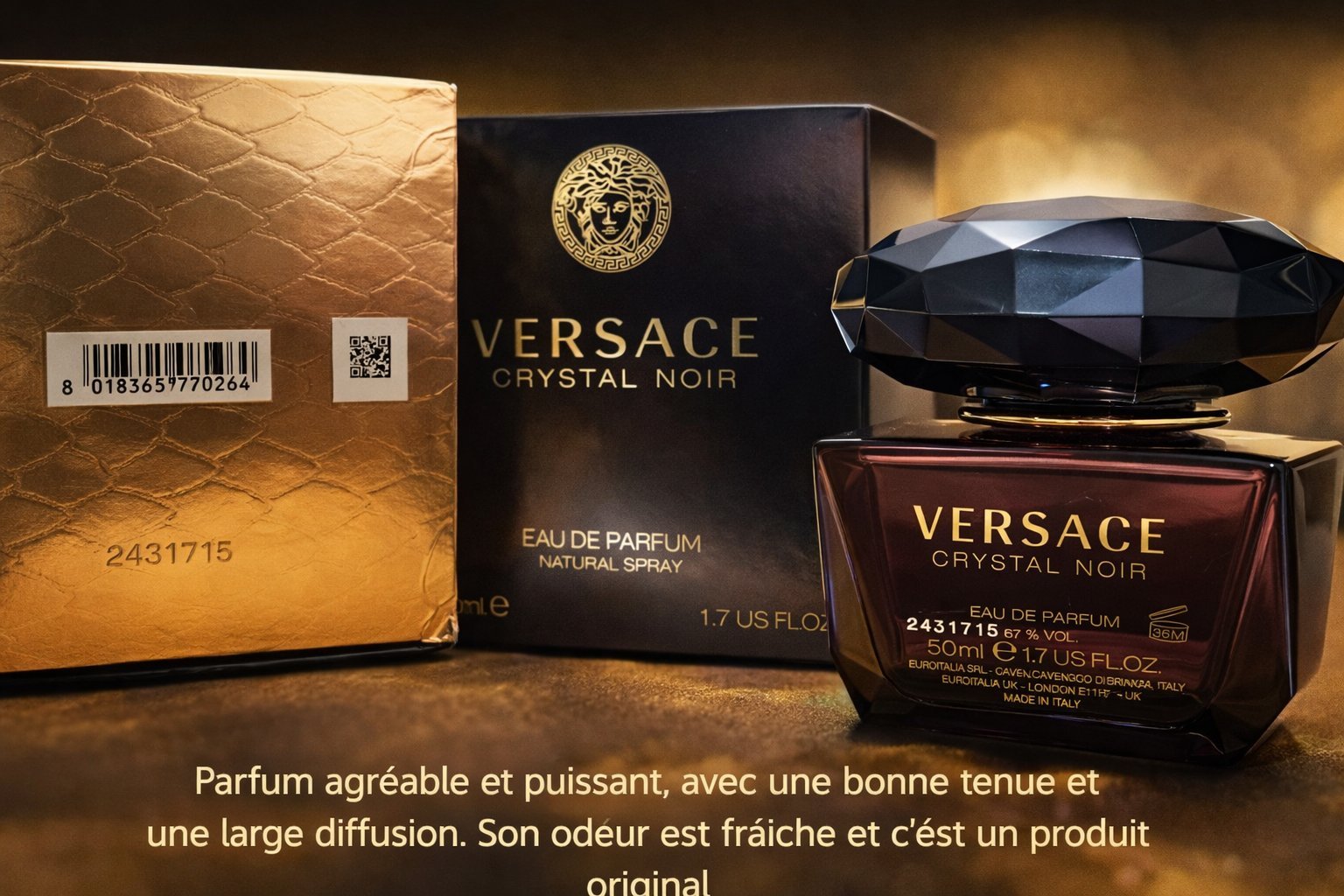 Parfum versace crystal noir