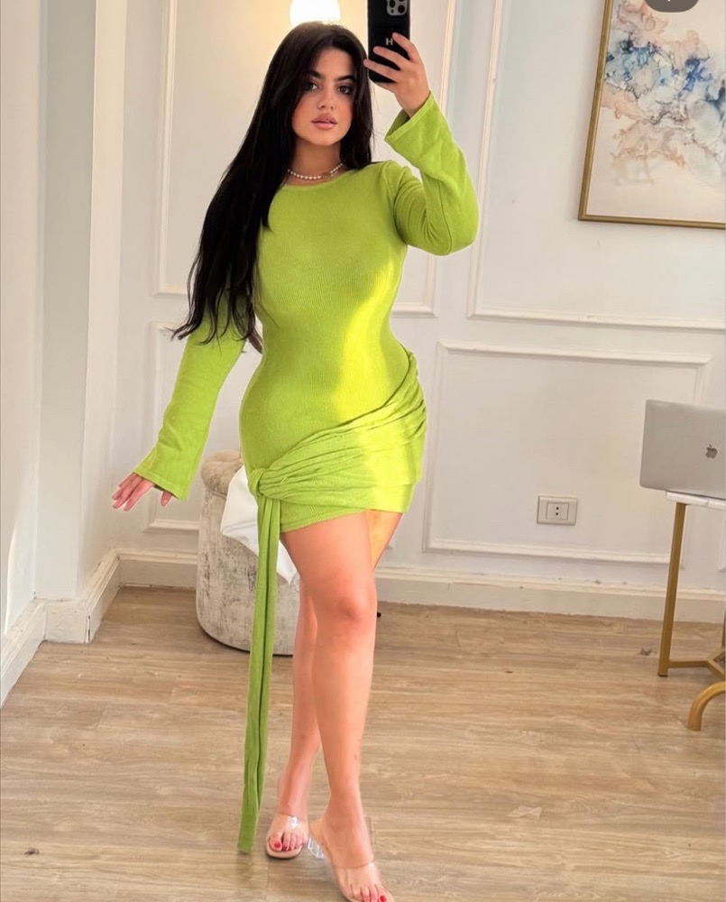 Une robe laine💚