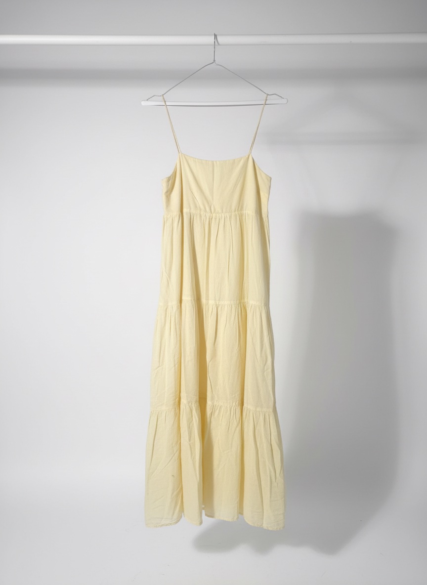 Robe zara yellow butter