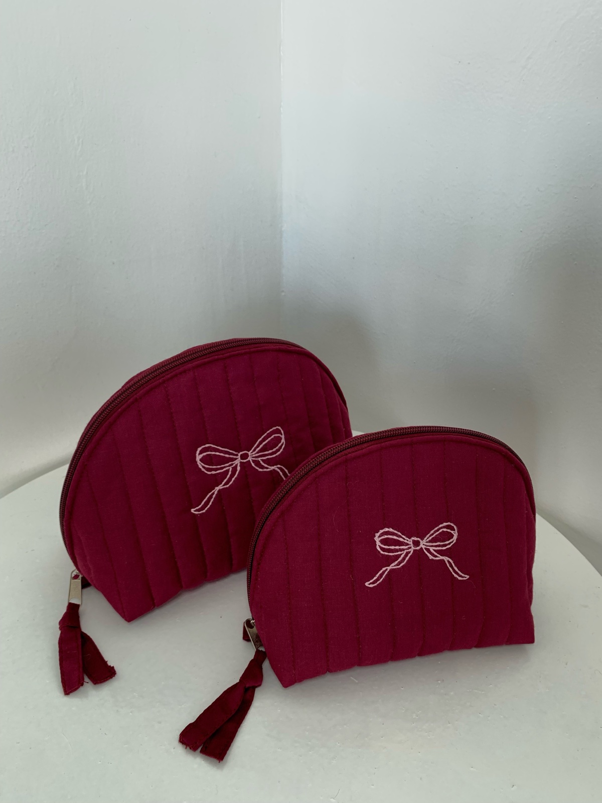 Trousses handmade en broderie