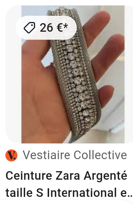 Ceinture en métal souple 🖤🔥