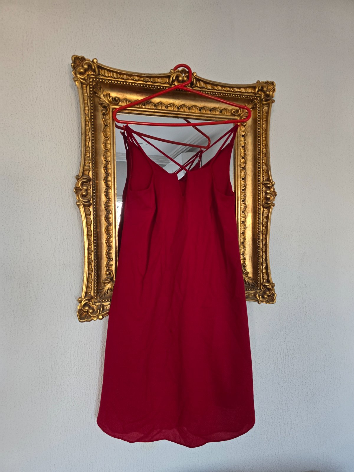 Robe fluide bordeaux en taille XS 