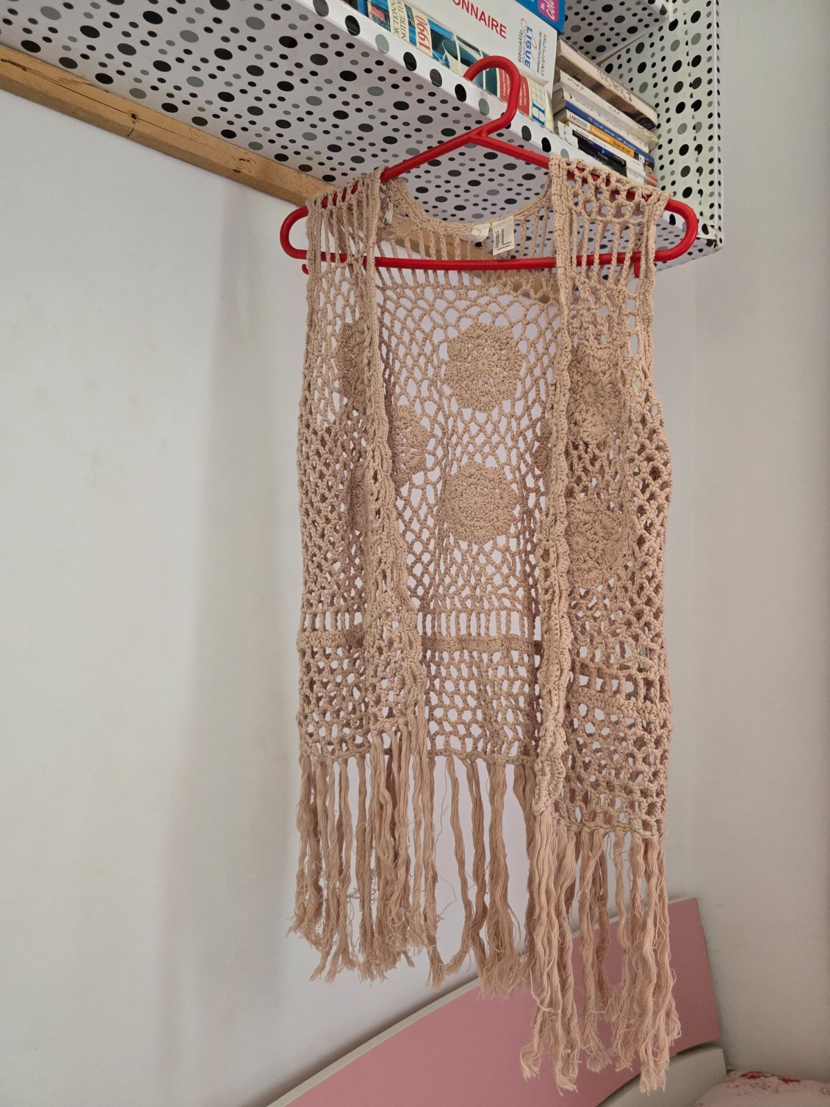 Gilet sans manches crochet hippie Cato