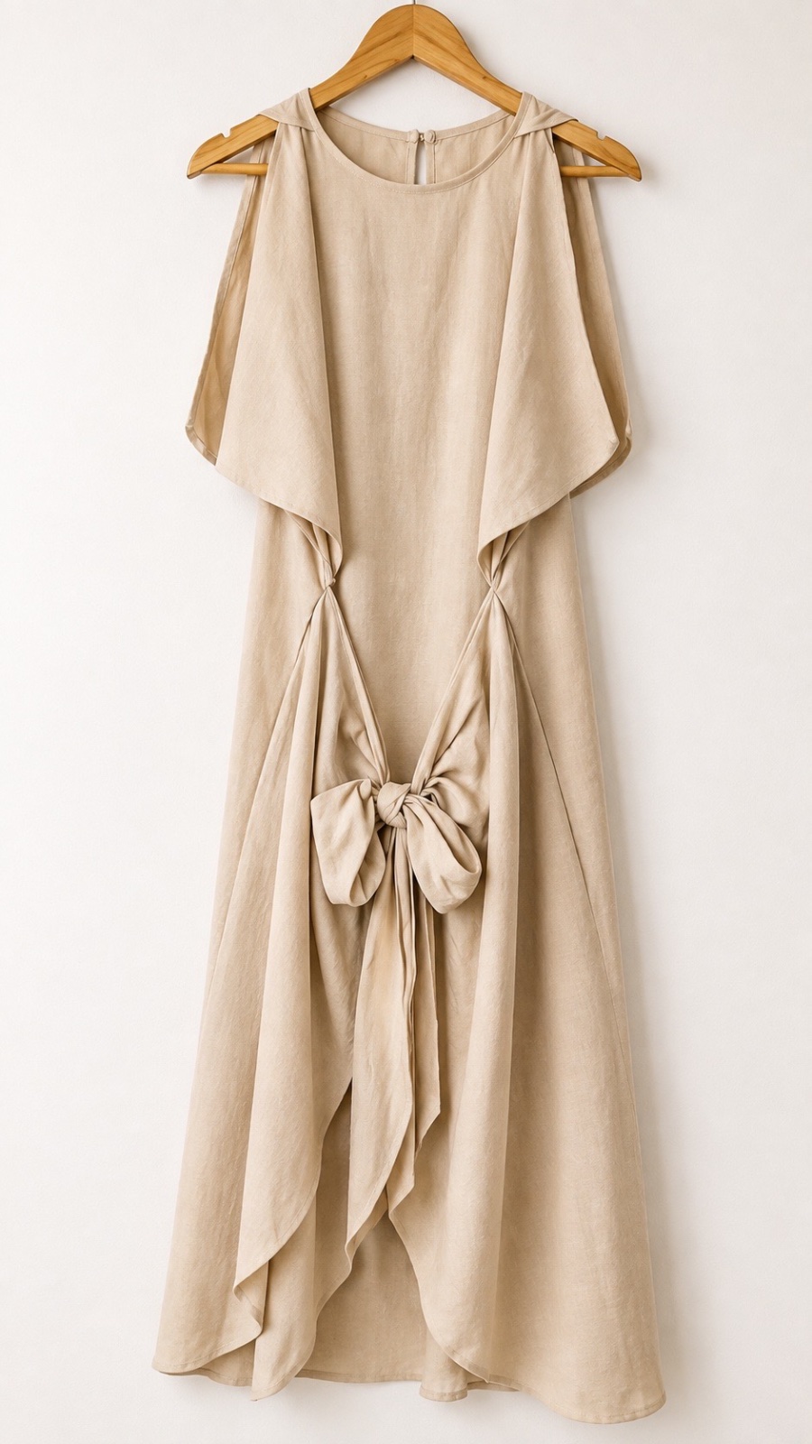 Robe longue  beige 