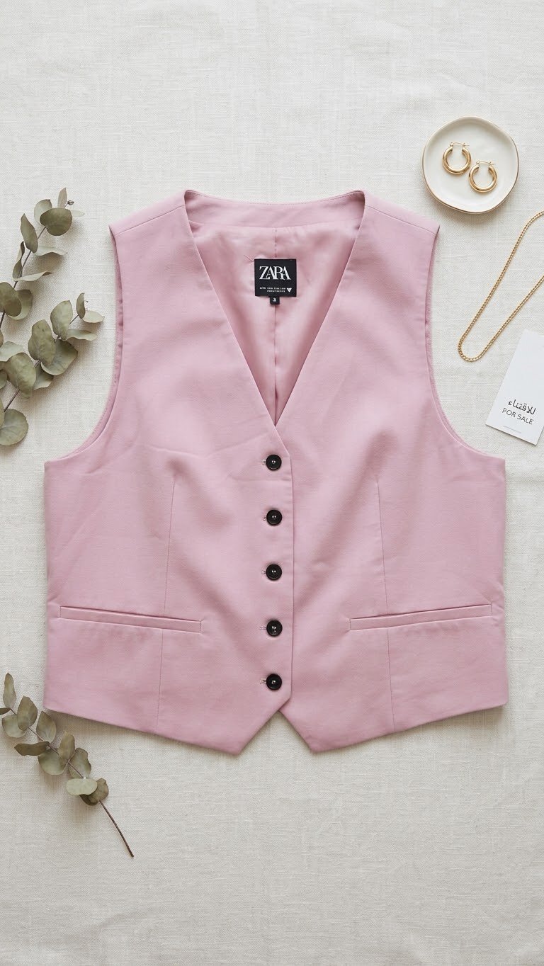 Gilet de costume sans manches ZARA 