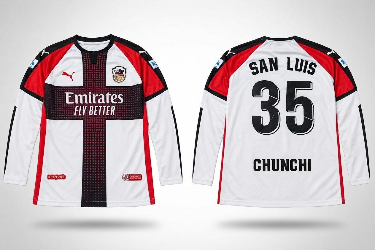 Maillot de football blanc 
