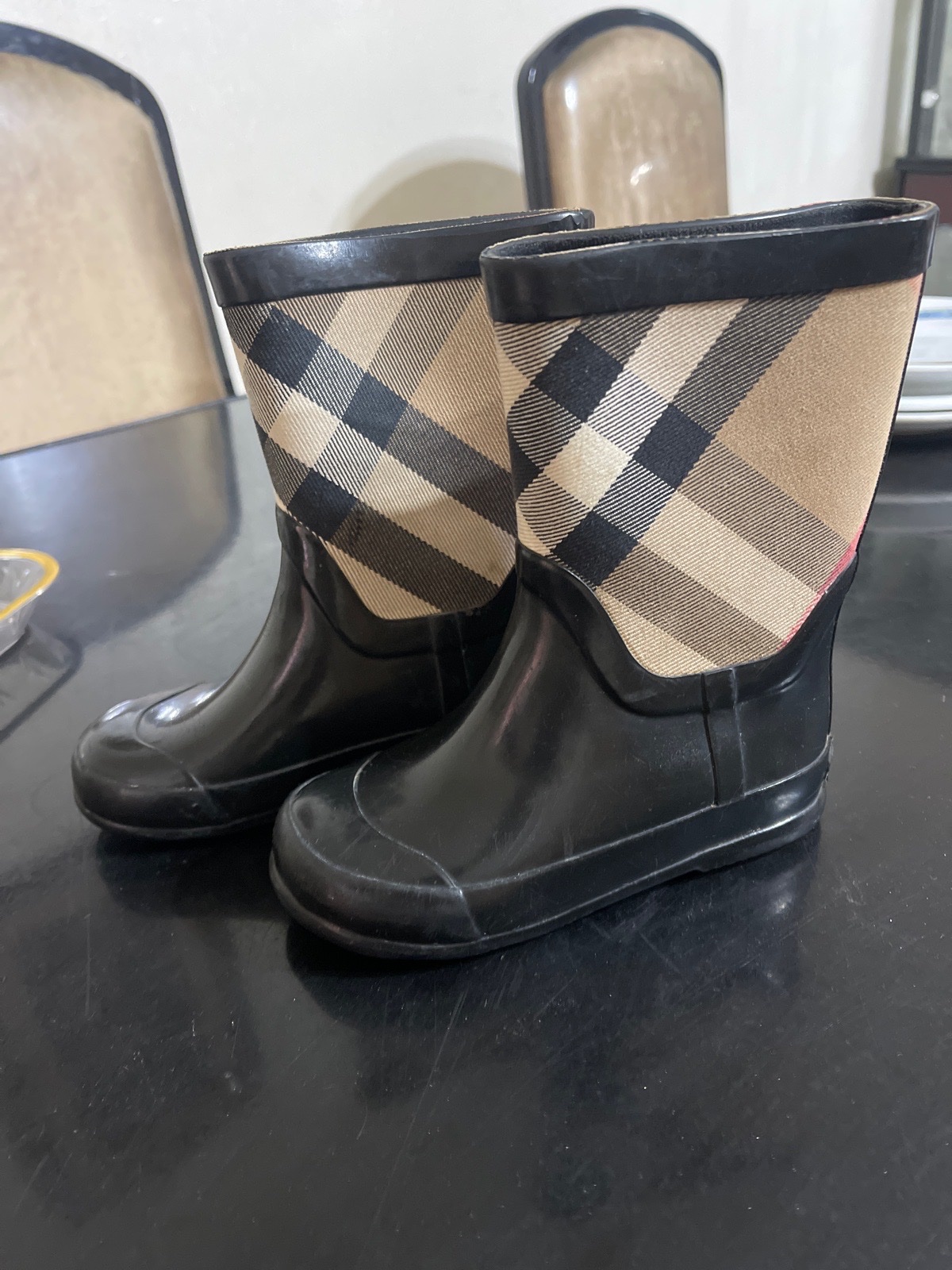 Bottes burbbery femme imperméables