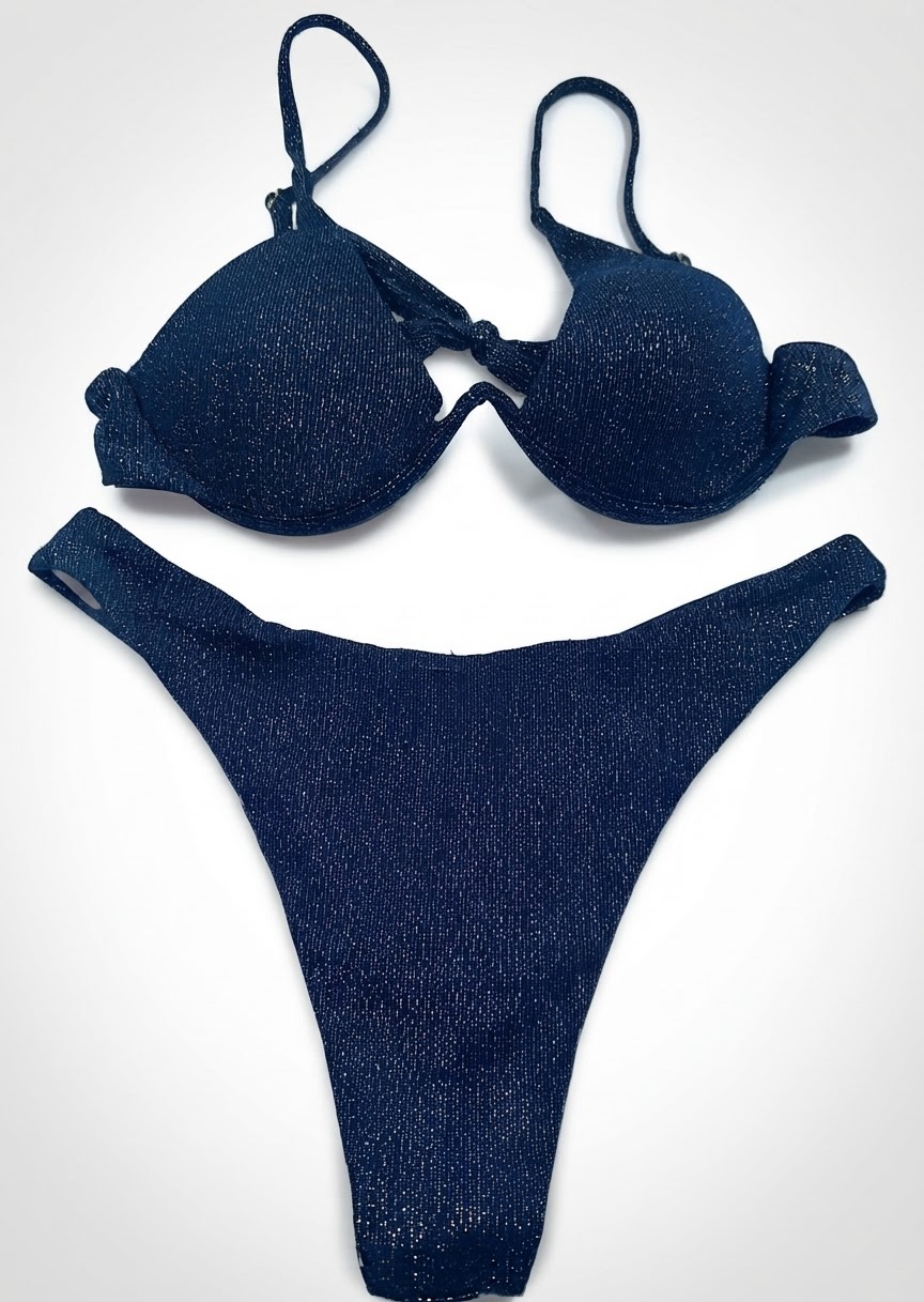 Bikini bleu marine