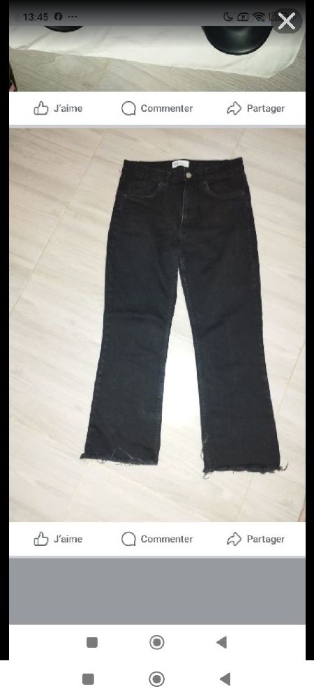 Pantalon zara droit 