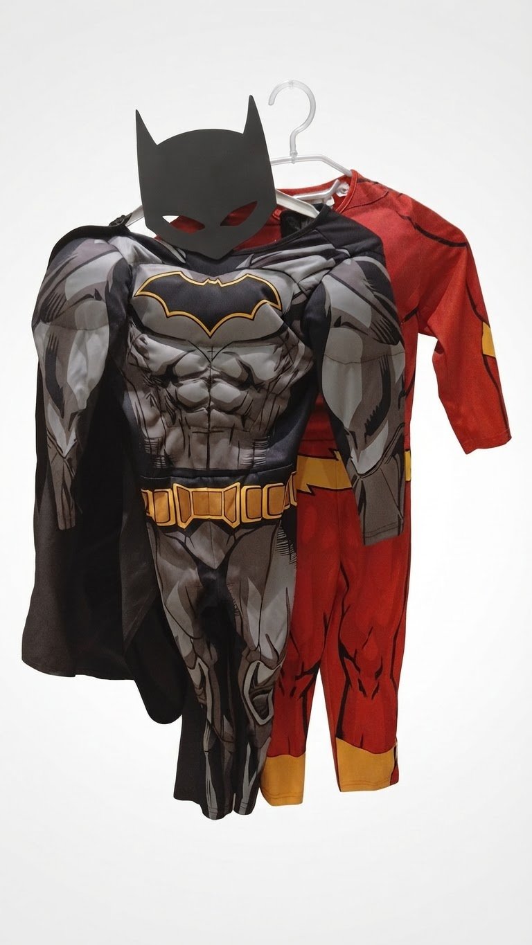 Deguisements Batman et Flash