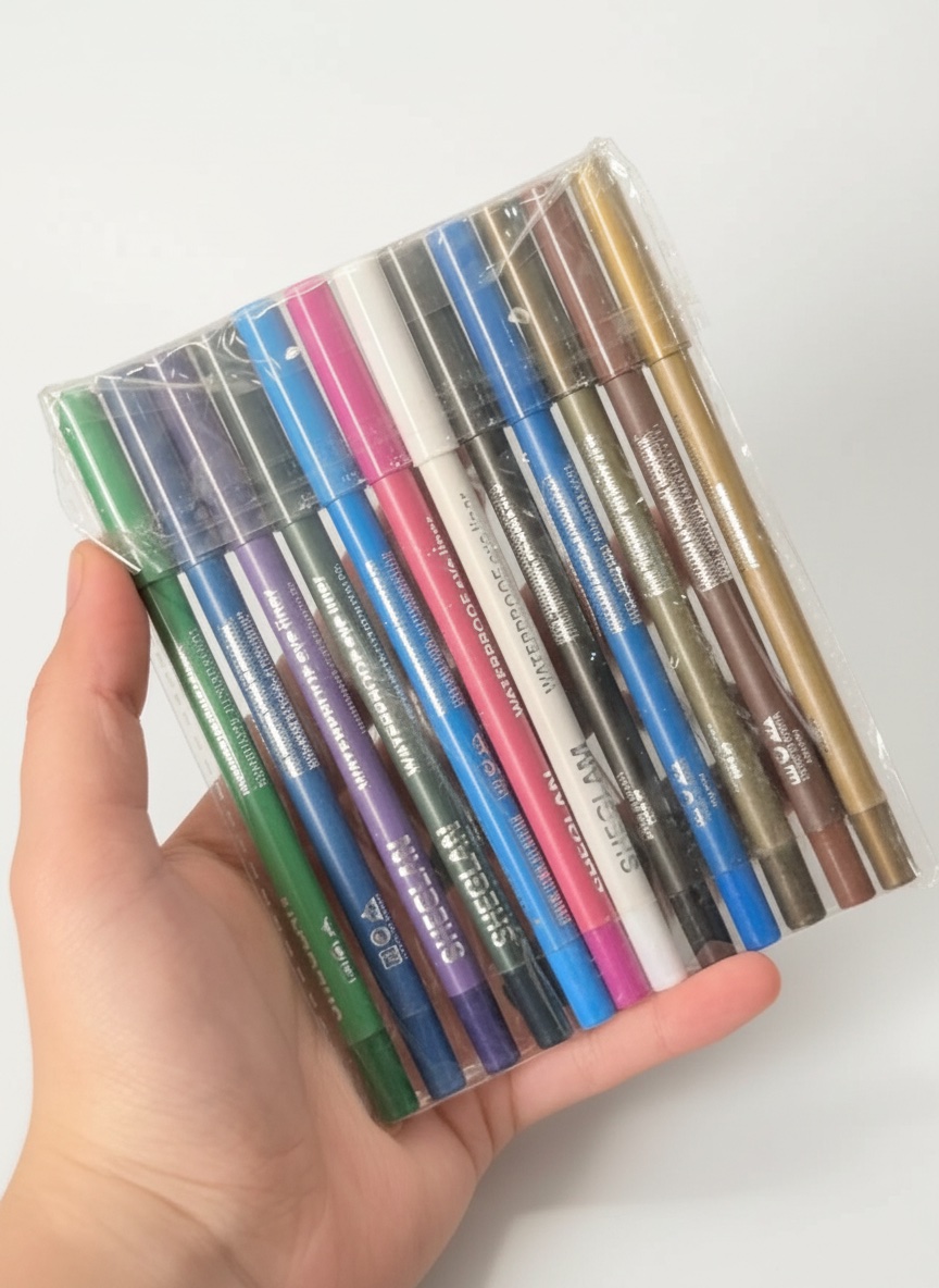 Pack 12 crayon yeux 