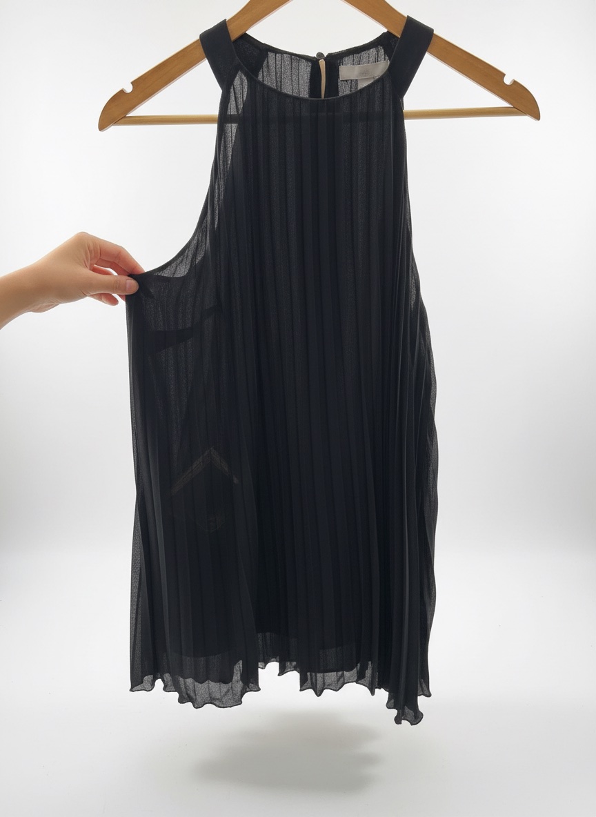 Robe plissée