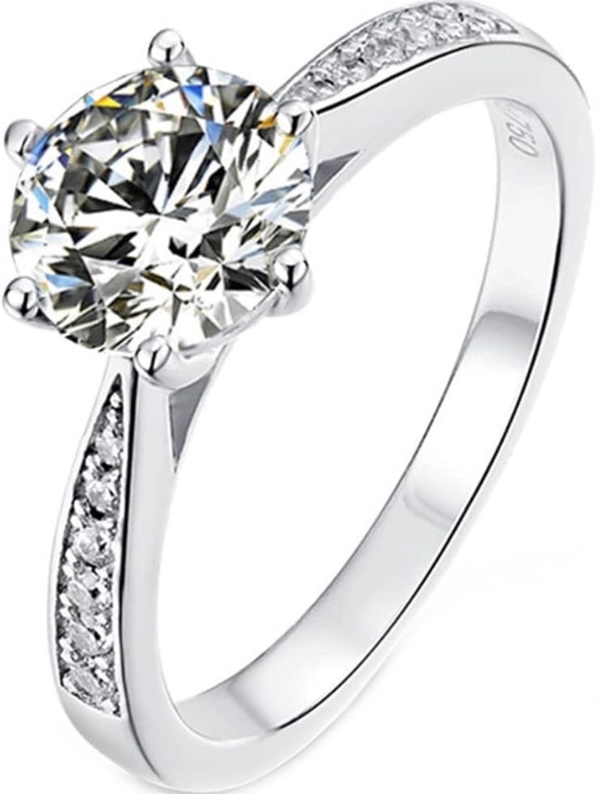 Solitaire plaqué s925