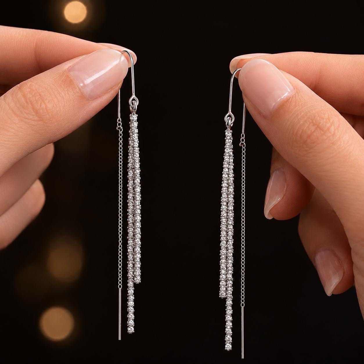 Boucles d'oreilles pendantes 