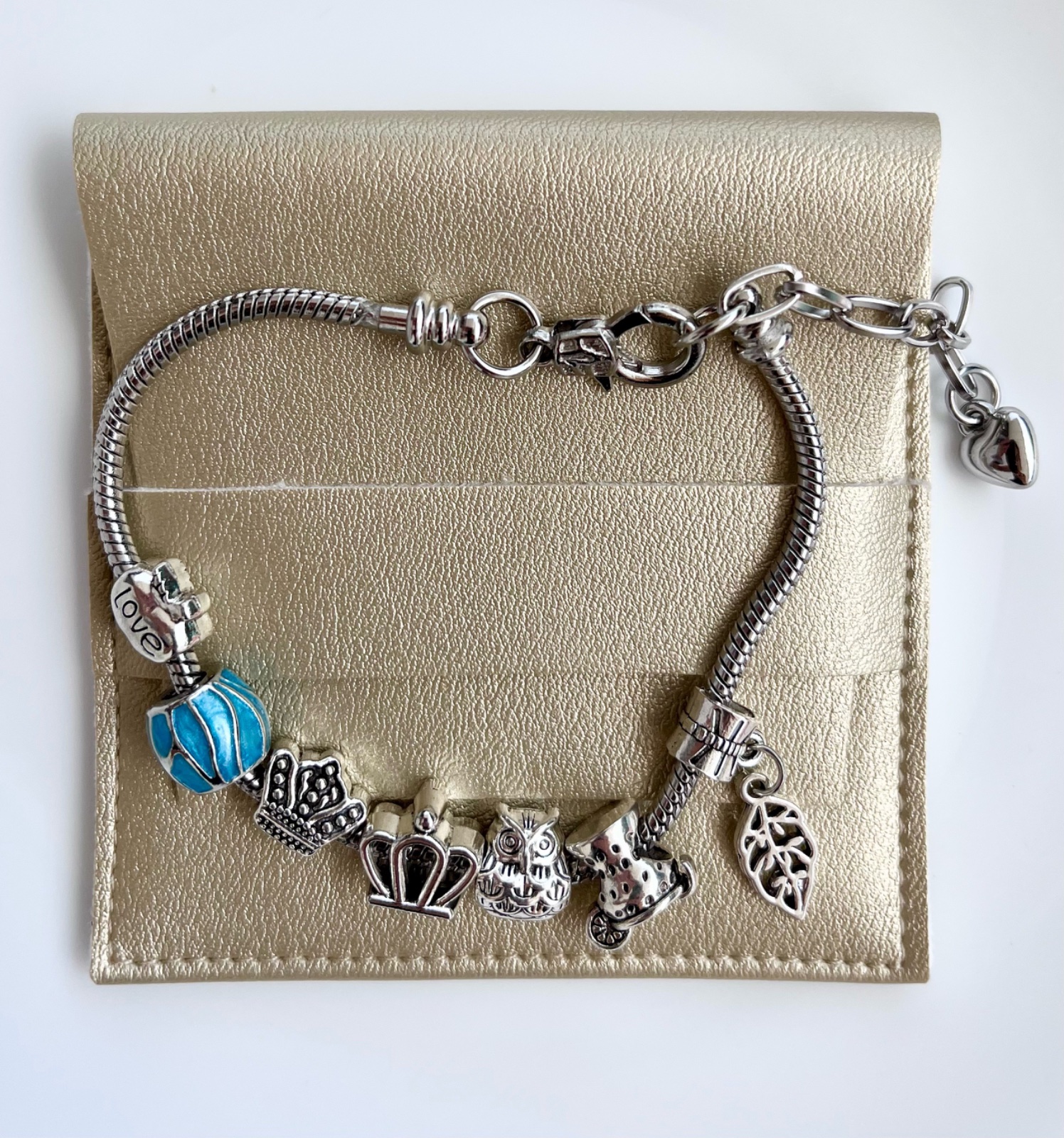 Bracelet breloque thème princesse