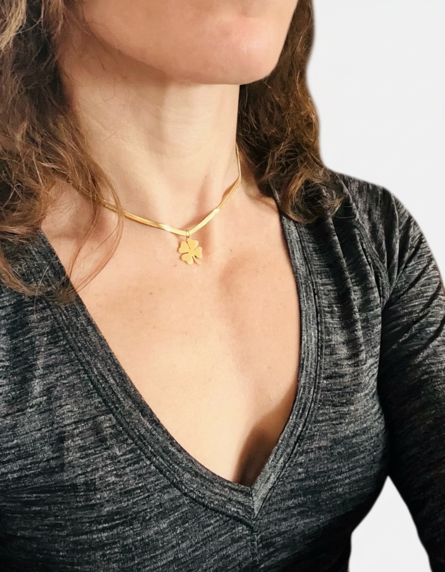 Collier trèfle