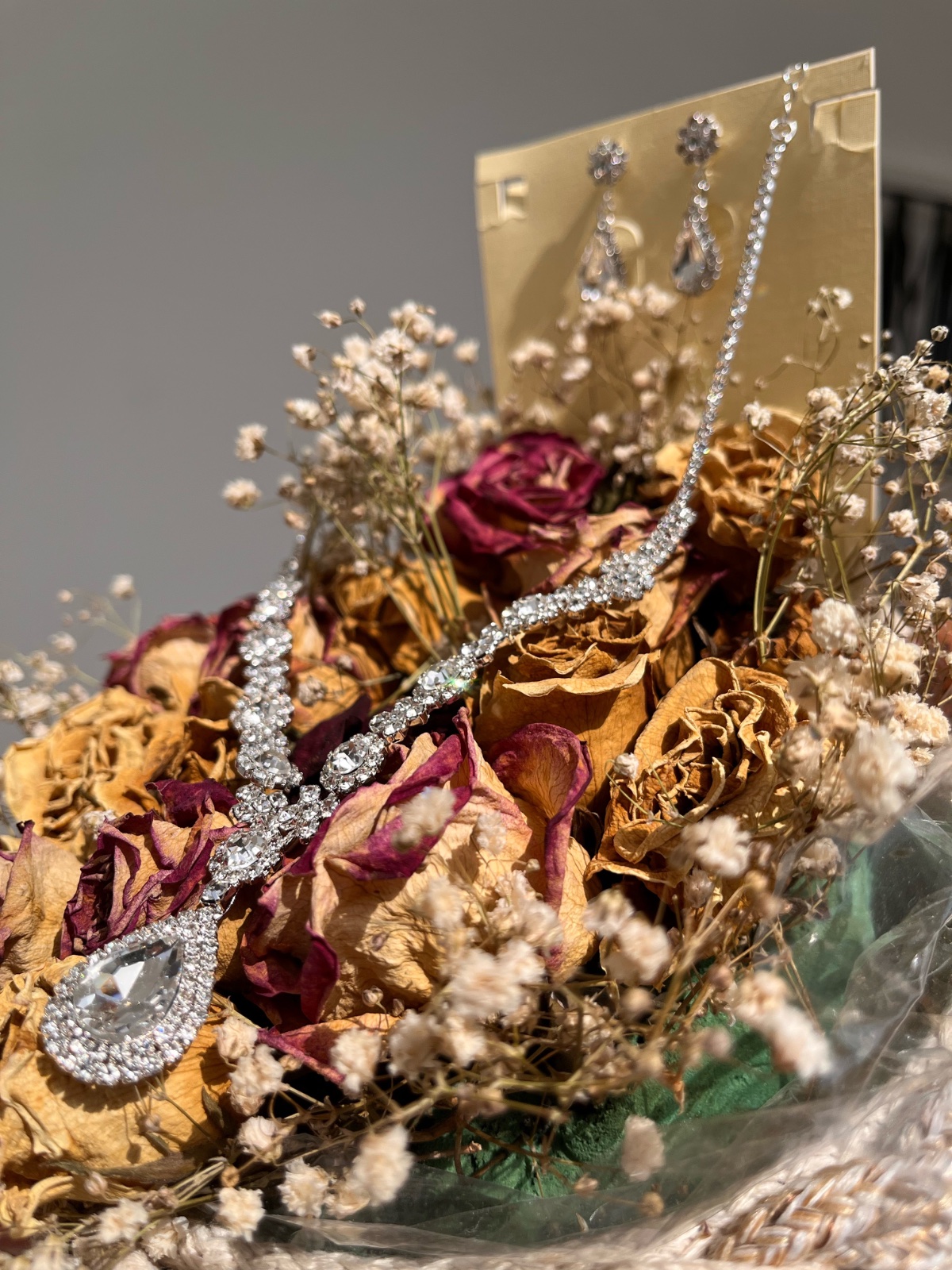 Parure argentée