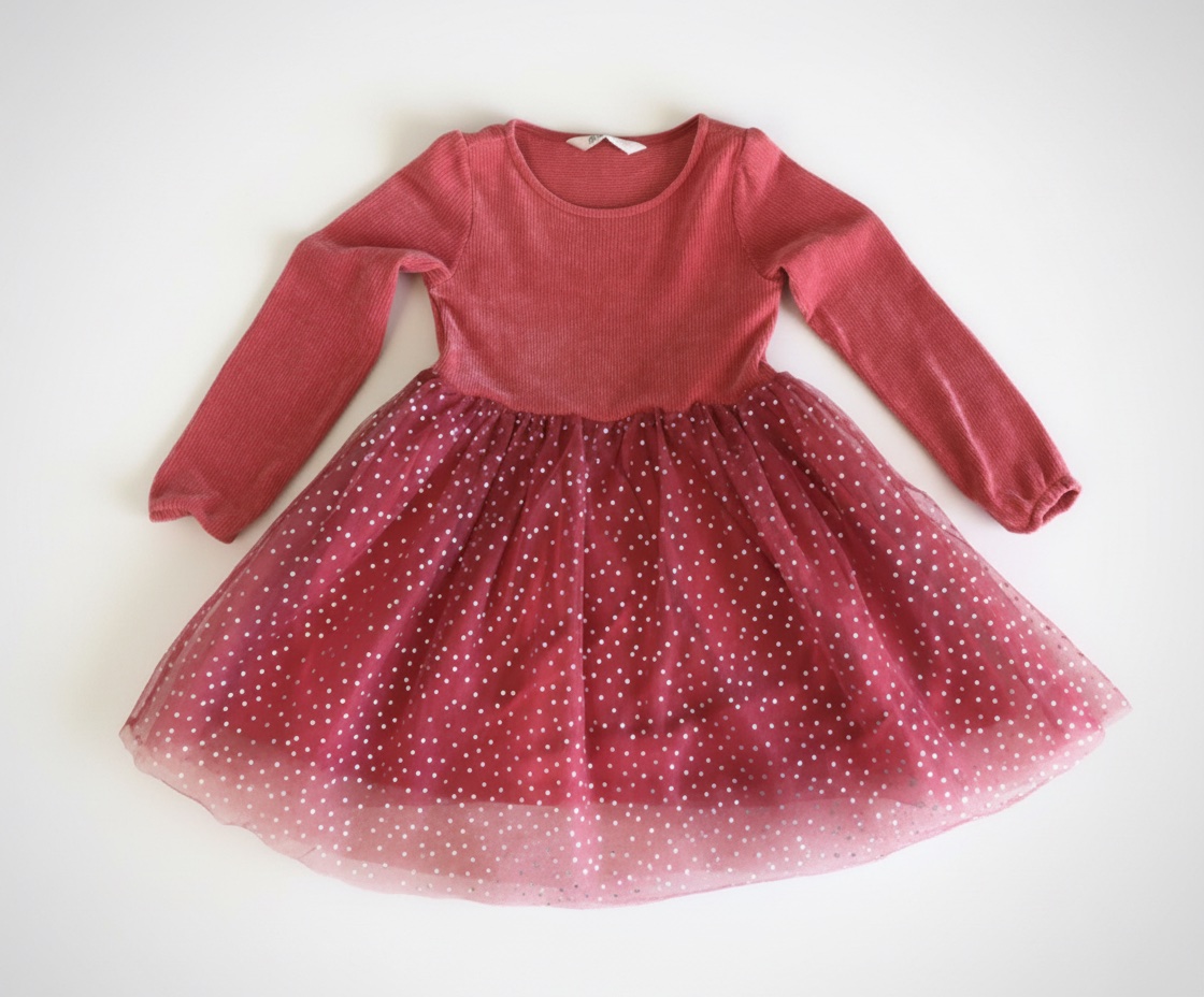 Robe avec tulle et doublure