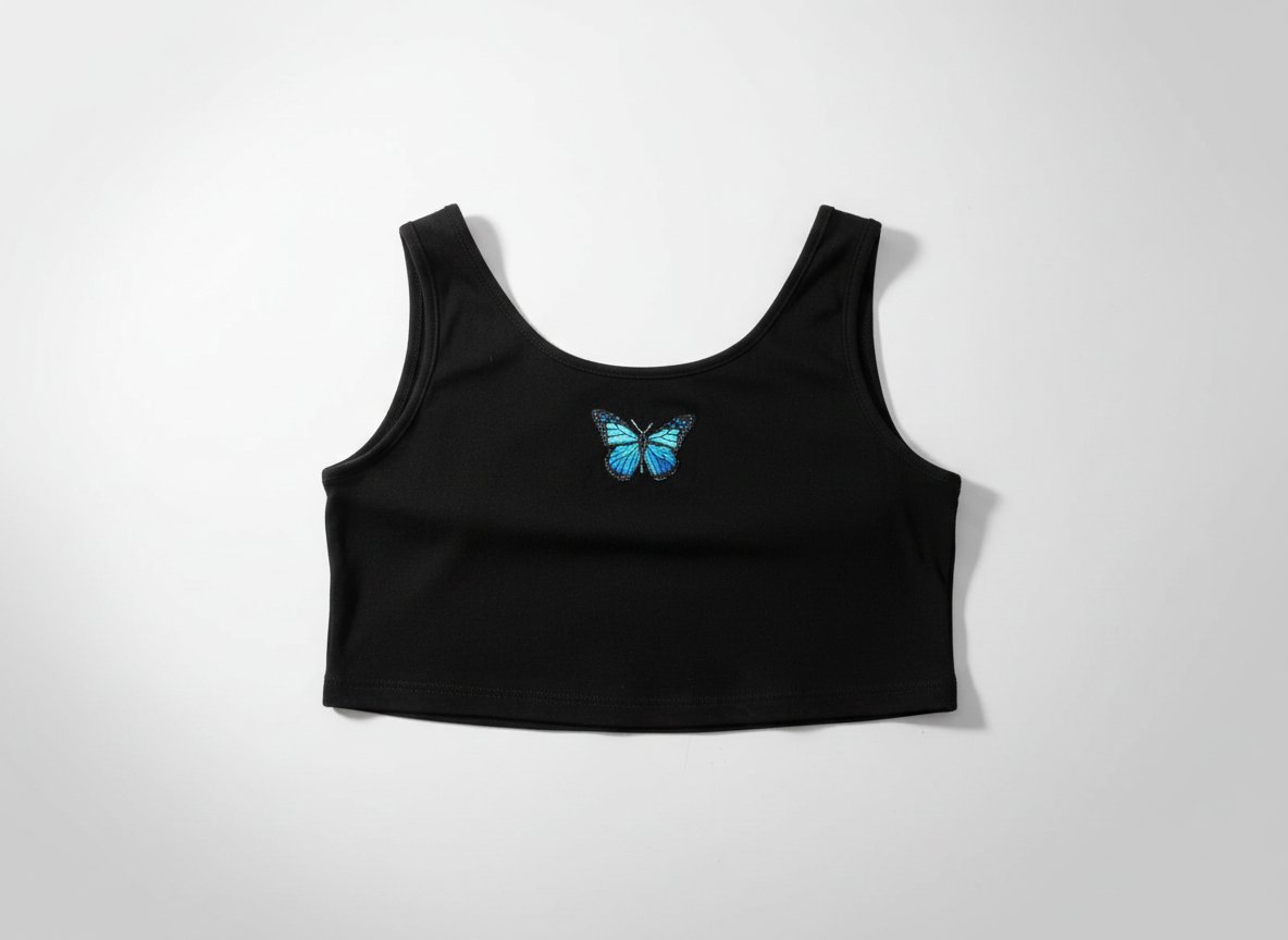 Top noir elegant