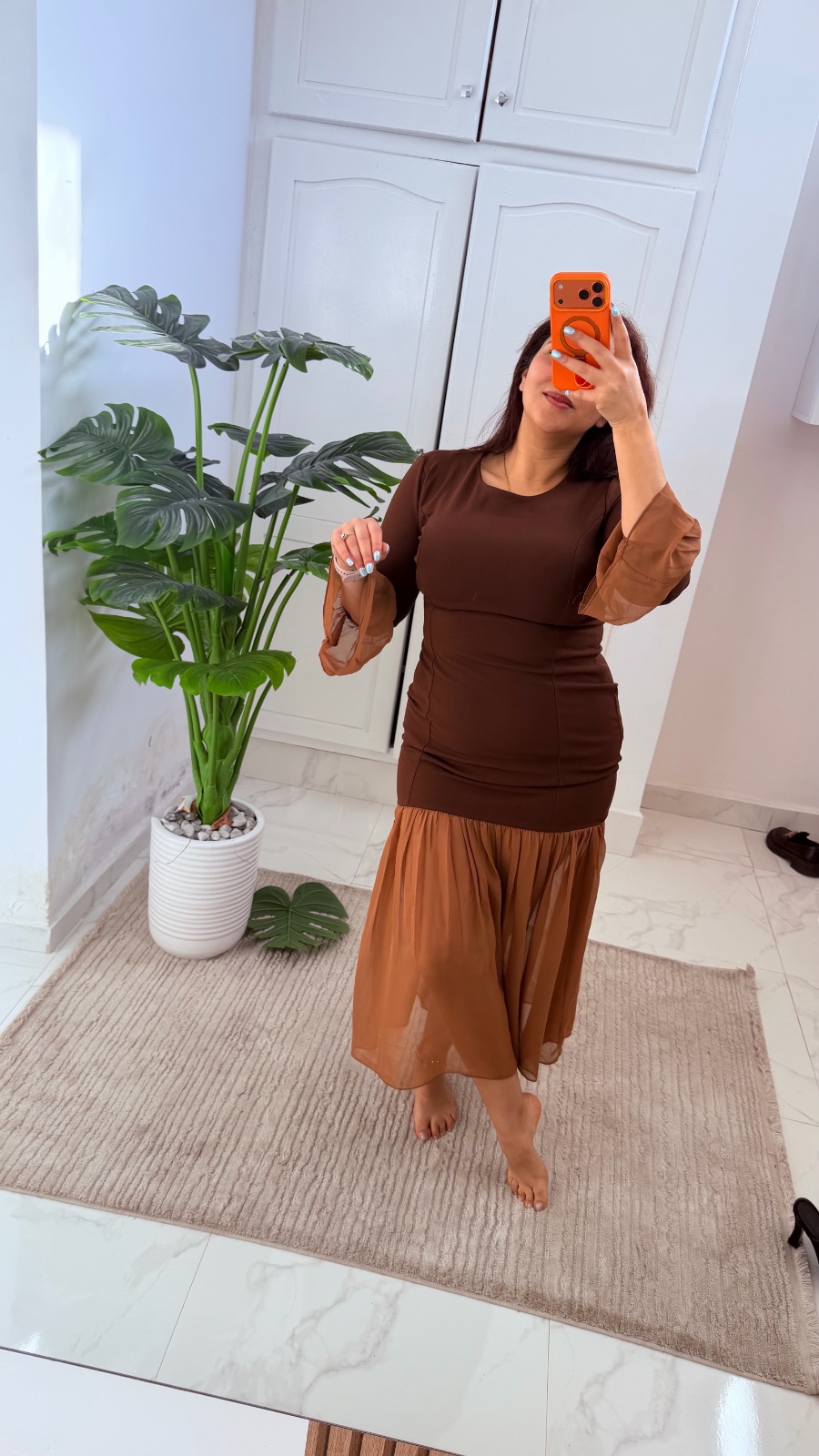 Robe marron